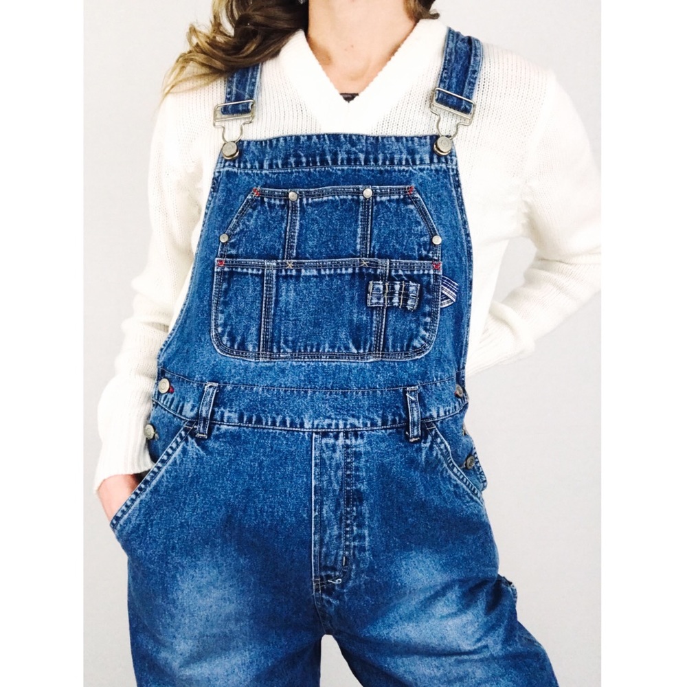 Vintage ⚡️ Denim Carpenter Overalls - Picture 2 of 16